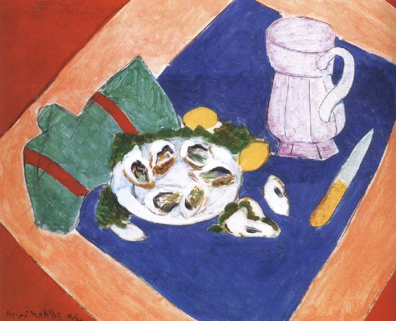 Henri Matisse There is still life of oysters oil painting image